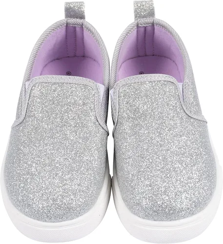 Vista 3 de Gerber Zapatos deportivos unisex para bebés y niñas recién nacidos, para niños y niñas, Escarcha plateada