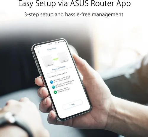 Vista 7 de ASUS ZenWiFi AX6600 Tri-Band Mesh WiFi 6 System (XT8 3PK) - Cobertura para todo el hogar de hasta 8,200 pies cuadrados y más de 8 habitaciones