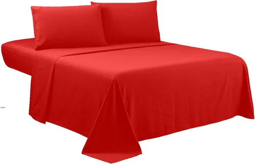 Vista 23 de Sfoothome - Juego de sábanas individuales de lujo para hotel, juego de ropa de cama de 3 piezas, color negro, bolsillo extra profundo, juego de ropa