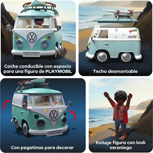 Vista 4 de Playmobil X Volkswagen T1 Camper