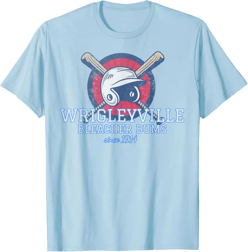 Vista 58 de Wrigleyville Bleacher Bums - Camiseta de béisbol divertida