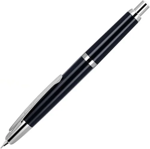 Vista 11 de Jinhao - Pluma estilográfica retráctil de 20 presiones, punta extrafina con juego de convertidor de tinta (clip negro blanco)