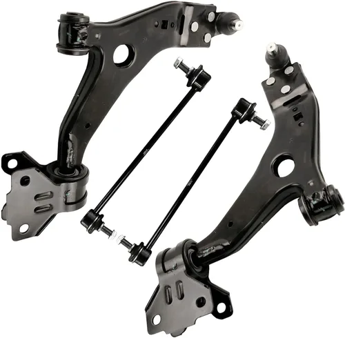 Vista 89 de Detroit Axle - 4 piezas de brazos de control traseros para Ford C-Max, Focus, Mazda 3 5, Volvo C30, C70, S40, V50, 4 brazos de control superiores e