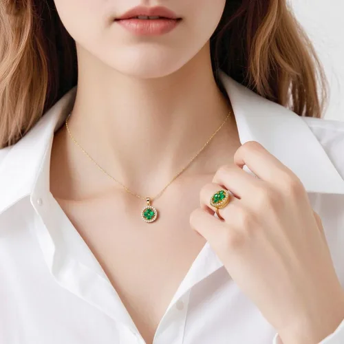 Vista 3 de Collar para ansiedad, anillos para la ansiedad para mujeres, anillos de trébol de cuatro hojas, anillo de preocupación de color dorado
