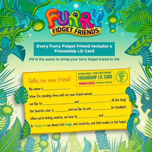 Vista 5 de TANGLE Peludo Fidget Friends (Sabiduría El Leopardo)
