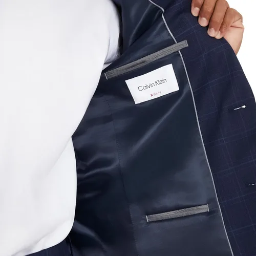Vista 4 de Calvin Klein Traje formal elegante y cómodo de lana de alto rendimiento para hombre
