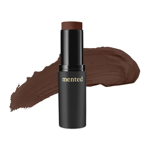 Vista 11 de Mented Cosmetics - Base de maquillaje en barra, corrector y barra de contorno para piel oscura, base en crema para mujeres negras, vegano y libre