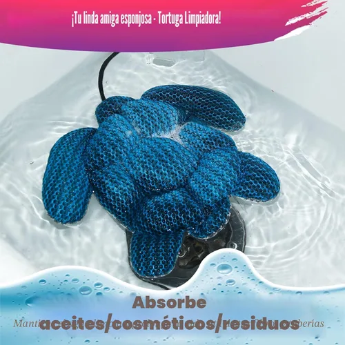 Vista 5 de ANSLCA Absorbedor de Escoria de Tina de Hidromasaje, Limpiador de Tina de Hidromasaje Scum Turtle, Esponjas de Tina de Hidromasaje para Remojar