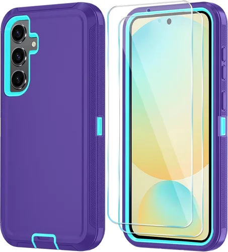 Vista 47 de ONOLA Funda para teléfono Samsung Galaxy S24 FE con protector de pantalla HD, funda para teléfono de servicio pesado resistente a golpes y caídas