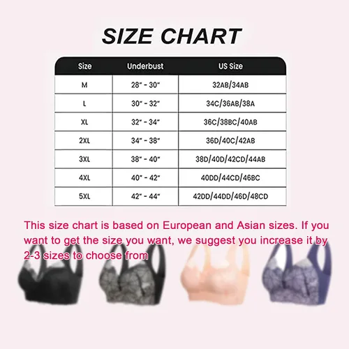 Vista 3 de Lymphvity Detoxification and Shaping & Powerful Lifting Bra Women Wireless Lace Sports Sleep Lifting Bra
