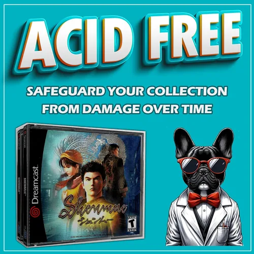 Vista 3 de MALKO - Paquete de 10 protectores compatibles con fundas dobles para juegos de PS1 y CD de música
