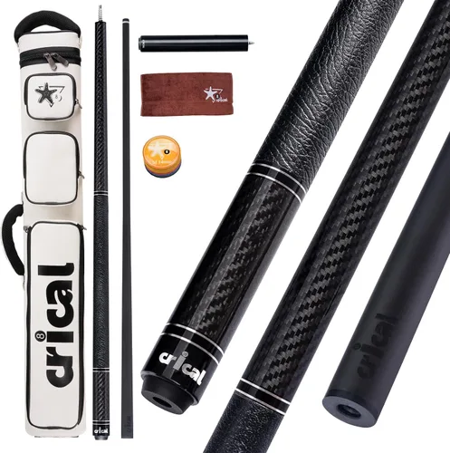Vista 12 de CRICAL Carbon Fiber Pool Cue Stick, Professional Low Deflection Cue