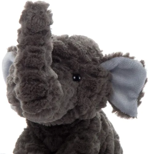Vista 7 de The Petting Zoo Peluche de elefante floppy, regalos para niños, animales salvajes de la vida silvestre, elefante de 9 pulgadas