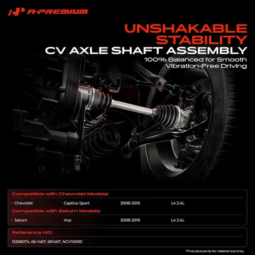 Vista 2 de A-Premium Conjunto de eje de eje CV delantero izquierdo o derecho para Chevrolet y Saturn