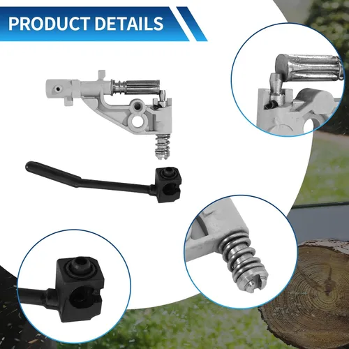 Vista 3 de Saihisday Kit de línea de presión de bomba de aceite Reemplazar 544180104, 537261501 Reemplazo para motosierra Husqvarna 455 Rancher 455E 460