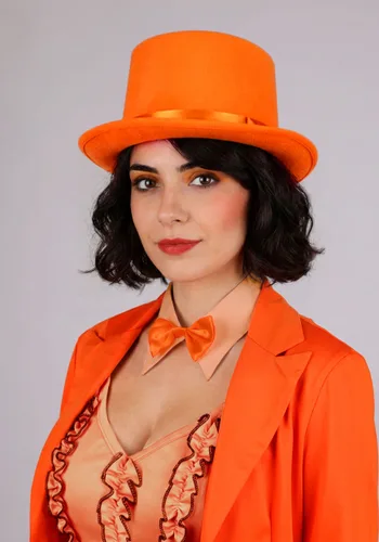 Vista 5 de Disfraz para Mujer de Lloyd Christmas Naranja de Dumb and Dumber Multicolor