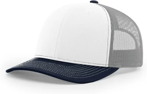 Vista 104 de Richardson 112 Gorra de Camionero - Gorra Snapback Ajustable Premium - Gorras Richardson en Blanco de Seis Paneles Estructurados Árbol real Max 7