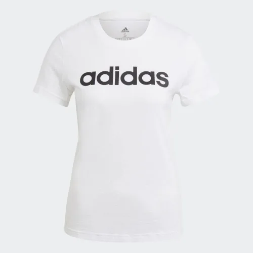 Vista 5 de adidas Camiseta básica con logotipo delgado para mujer