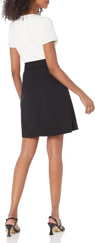 Vista 5 de Karl Lagerfeld Paris Vestido largo de algodón de gran tamaño para mujer