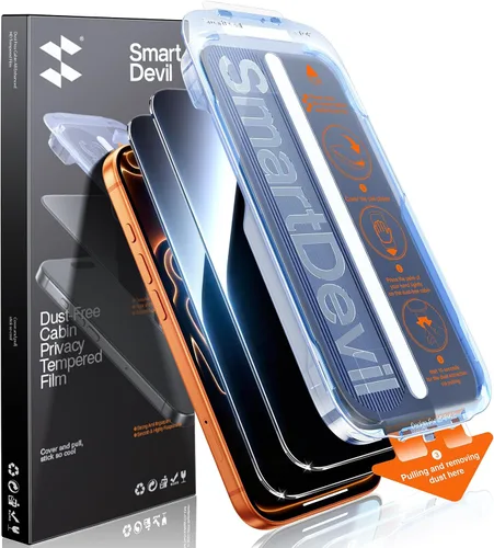 Vista 16 de SMARTDEVIL Paquete de 2 protectores de pantalla de privacidad para iPhone