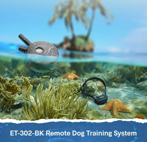 Vista 9 de Educator ET-302 Collar Mini Negro E para Adiestramiento de Perros con Control Remoto - Alcance de 1/2 Milla, Resistente al Agua, 100 Niveles