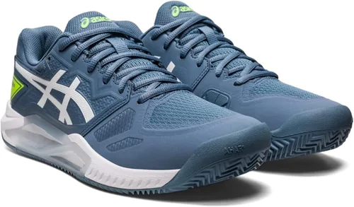 Vista 2 de ASICS Tenis Gel-Challenger 13 Clay para hombre, NegroAzul eléctrico