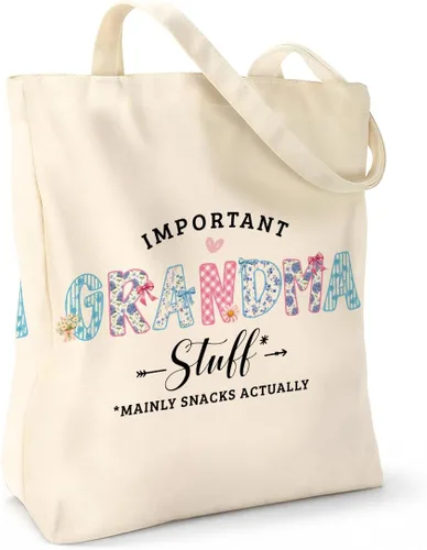 Vista 30 de Bolsa de playa inspiradora para mamá, abuela, tía, suegra, para mujer, cumpleaños, Navidad, día de la madre