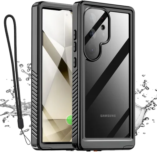 Vista 15 de AICase para Samsung Galaxy S24 Funda impermeable transparente con protector de pantalla incorporado, a prueba de nieve, polvo, golpes, certificación