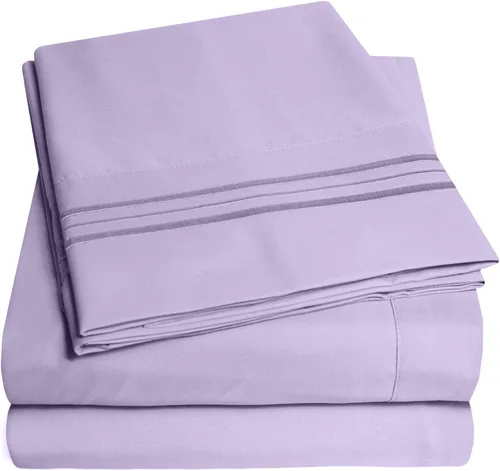 Vista 46 de 1500 Supreme Collection Juego de Sábanas de Bolsillo Extra Profundo - Sábanas de Cama Suaves de Lujo, Sin Arrugas, Ropa de Cama, Más de 40