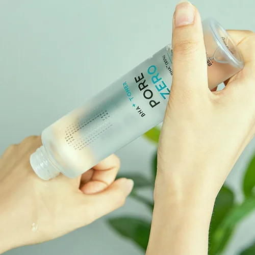 Vista 2 de [Sé la piel] BHA+ Pore Zero Toner 5.07 fl oz / 5.1 fl oz Tónico facial para el cuidado de los poros y la piel del acné con propiedades hidratantes