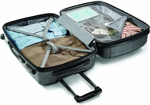 Vista 4 de Samsonite Winfield 2 - Equipaje rígido con ruedas giratorias, Burgundy, 2-Piece Set (2028)
