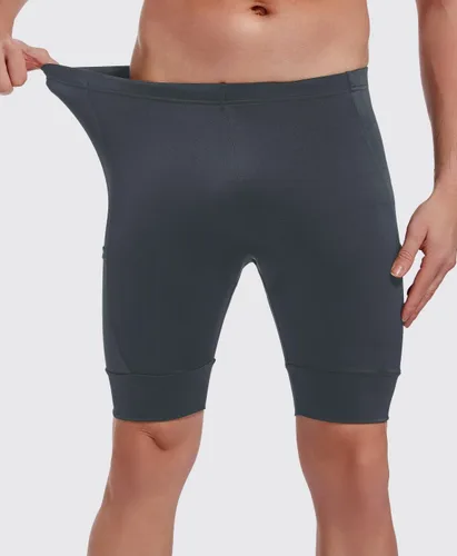 Vista 3 de qualidyne Pantalones cortos de ciclismo para hombre, con acolchado 4D, pantalones cortos de ciclismo para ciclismo en carretera, UPF 50+, bolsillos