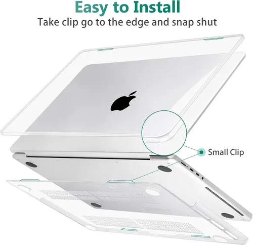 Vista 6 de May Chen Compatible con M4 MacBook Pro de 16 pulgadas A3403 Max A3186, M3 A2991 M2 A2780 M1 A2485 Pro Max versión 2024-2021, carcasa rígida