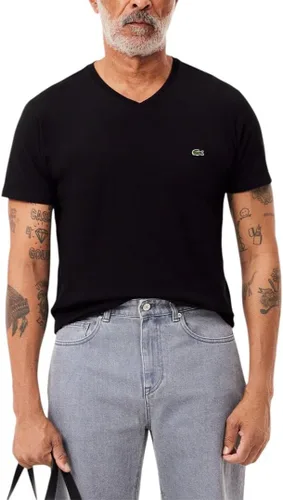 Vista 22 de Lacoste TH6710 - Camiseta de manga corta con cuello en V para hombre Marrón