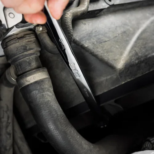 Vista 6 de DURATECH Llave de trinquete extra larga de 0.315 in, métrica, acero CR-V