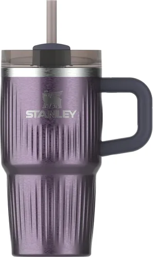 Vista 183 de STANLEY Quencher H2.0 Vaso Térmico con asa y pajilla, 64 onzas, tapa Flowstate de 3 posiciones, gran capacidad para viajes y deportes, vaso de acero