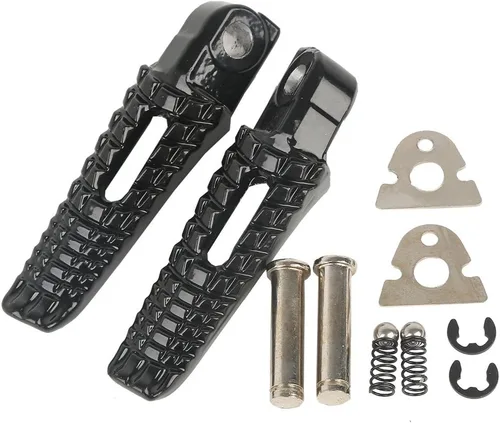 Vista 6 de TCT-MOTORPARTS Estriberas para reposapiés trasero delantero negro para Suzuki GSXR1000 2005-2025 GSXR600 750 2006-2025