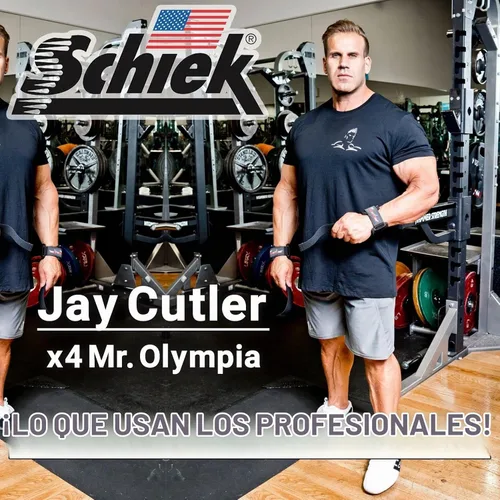 Vista 6 de Schiek Deportes Modelo J1000PLS Jay Cutler Signature Power Lifting Straps