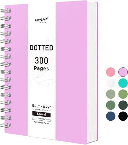 Vista 53 de RETTACY Cuaderno de bolsillo, 160 páginas forradas, tamaño mini A6 (4.5" × 5.7"), para trabajo, diario, escritura, papel grueso de 100 g/m²