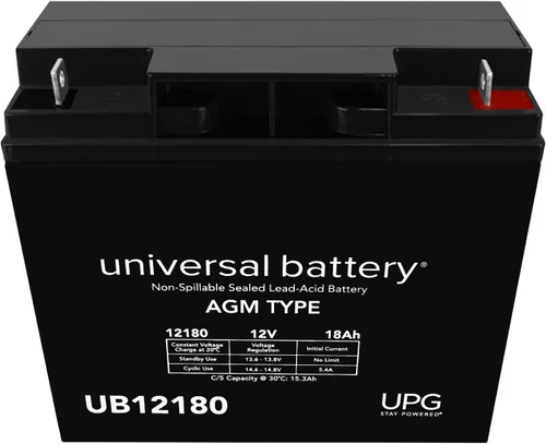 Vista 4 de Universal Power Group 12V 18AH Champion Generator 9000 7000 Batería recargable