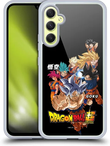 Vista 251 de Head Case Designs Funda de gel con licencia oficial de Dragon Ball Super Group Future Trunks Arc Characters [protección de grado militar] compatible