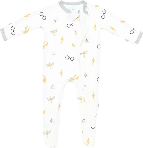 Vista 46 de KYTE BABY Pies unisex con cierre de cremallera, rayón hecho de bambú, 0-24 meses
