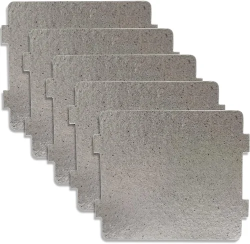 Vista 8 de 5 piezas de horno de microondas, cubierta universal para guía de ondas, hoja de mica, horno de microondas, pieza de reparación para cocina, hogar