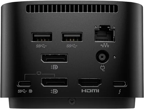 Vista 3 de HP Thunderbolt Dock 120W G4 - para computadora portátil y de escritorio - 120 W - Compatible con pantallas Thunderbolt 4-4 - 4K - 3840 x 2160-5 x