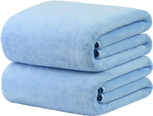 Vista 67 de JML - Toallas de baño de microfibra de gran tamaño (30 x 60 pulgadas), suaves, súper absorbentes y de secado rápido, multiusos para deportes