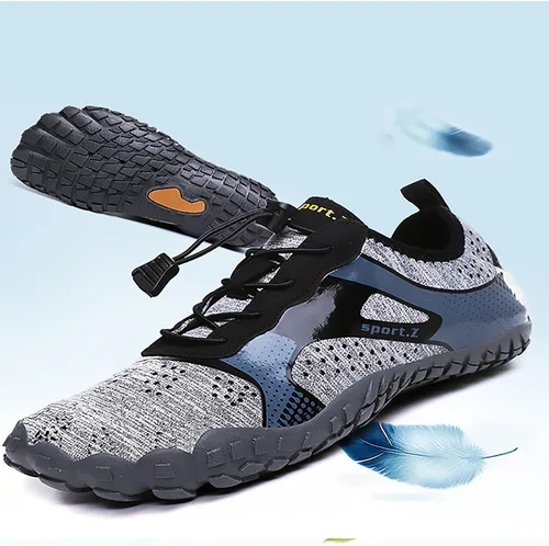 Vista 4 de Zapatos de agua para hombres y mujeres, para natación, playa, deportes, secado rápido, antideslizantes, color rosa, talla 8