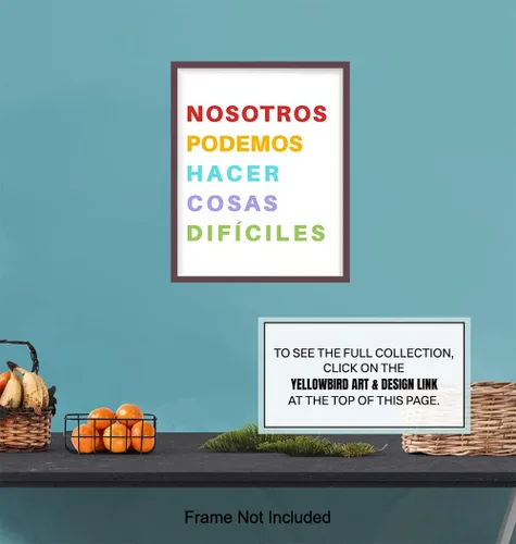Vista 7 de Arte y decoración de pared familiar para aula, decoración de dormitorio para niños, suministros para profesores, póster motivacional inspirador