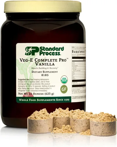 Vista 8 de Standard Process Veg-E Complete Pro - Proteína en polvo orgánica a base de plantas para construcción muscular y recuperación - Apoya el cabello