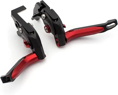 Vista 3 de Palancas de embrague de freno extensibles plegables CNC 3D Rhombus para Bajaj Dominar 400 2017-2018 Palanca de embrague de freno (color : A)