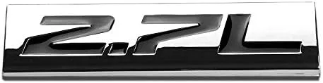 Vista 66 de 1.5L Negro/Cromo Aleación de Aluminio Auto Maletero Puerta Guardabarros Parachoques Insignia Calcomanía Emblema Cinta Adhesiva Pegatina